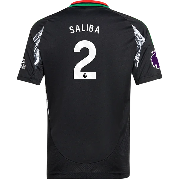 William Saliba Arsenal 24/25 Youth Away Jersey