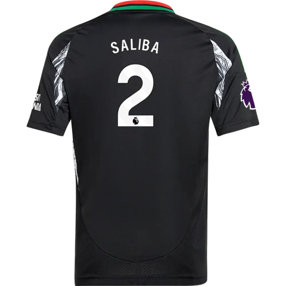 William Saliba Arsenal 24/25 Youth Away Jersey