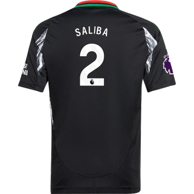 William Saliba Arsenal 24/25 Youth Away Jersey 01