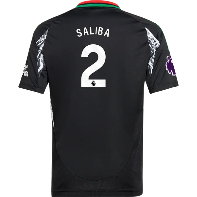 William Saliba Arsenal 24/25 Youth Away Jersey