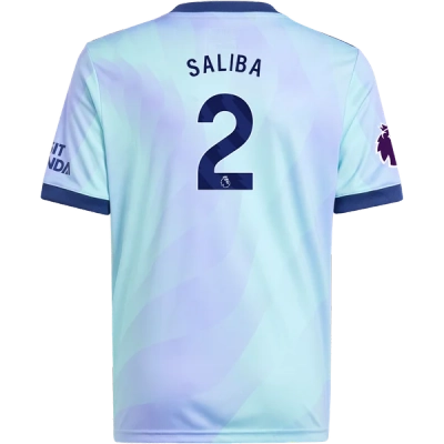 William Saliba Arsenal 24/25 Youth Third Jersey 01