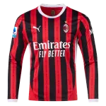 Yunus Musah AC Milan 24/25 Replica Long Sleeve Home Jersey