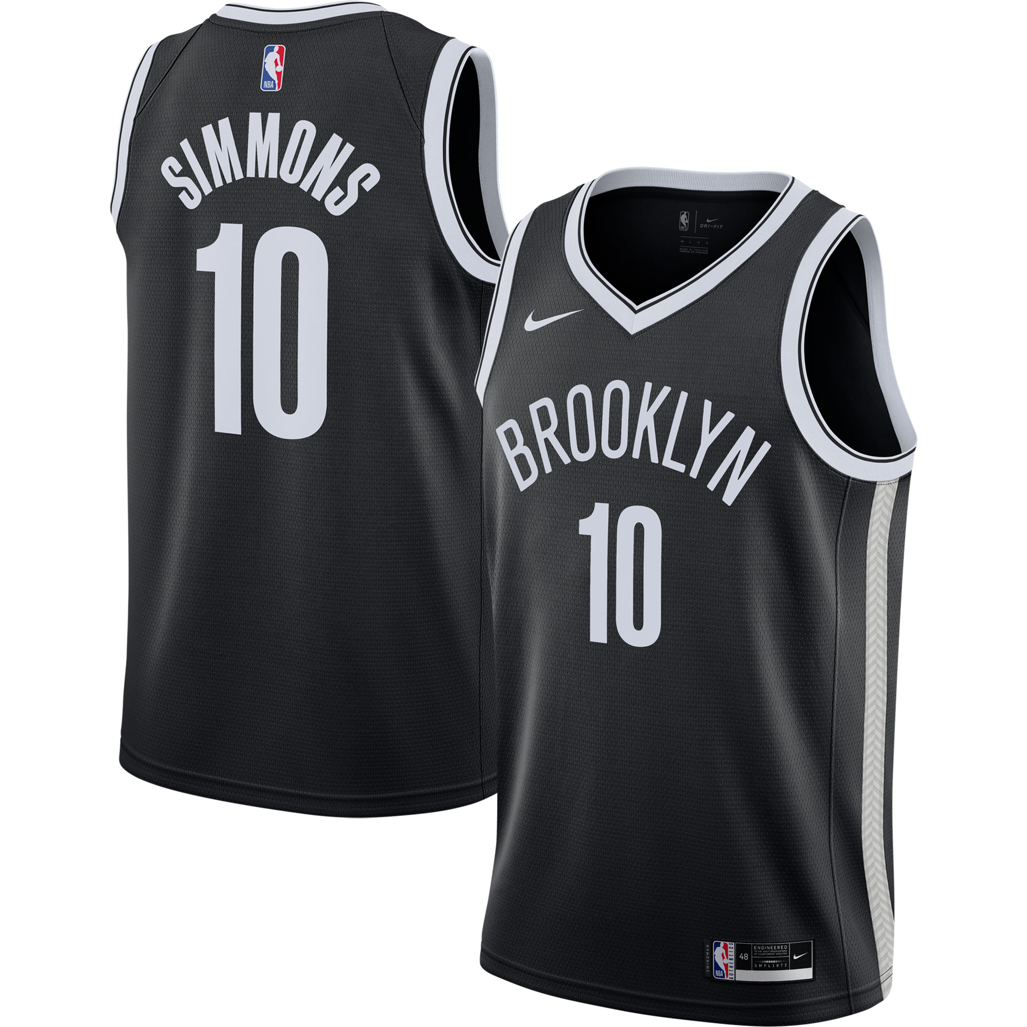Brooklyn Nets Ben Simmons Black 2021/22 Swingman Jersey - Icon Edition