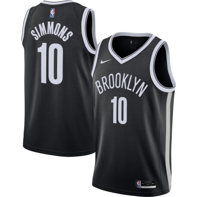 Brooklyn Nets Ben Simmons Black 2021/22 Swingman Jersey - Icon Edition 01