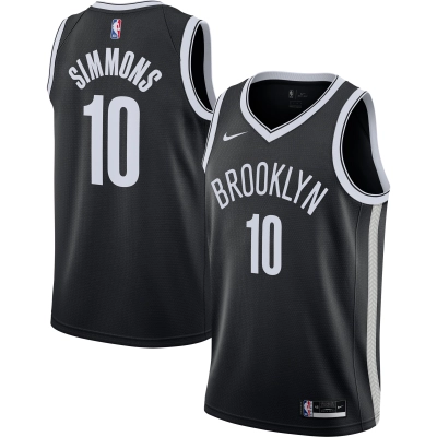 Brooklyn Nets Ben Simmons Black 2021/22 Swingman Jersey - Icon Edition 01