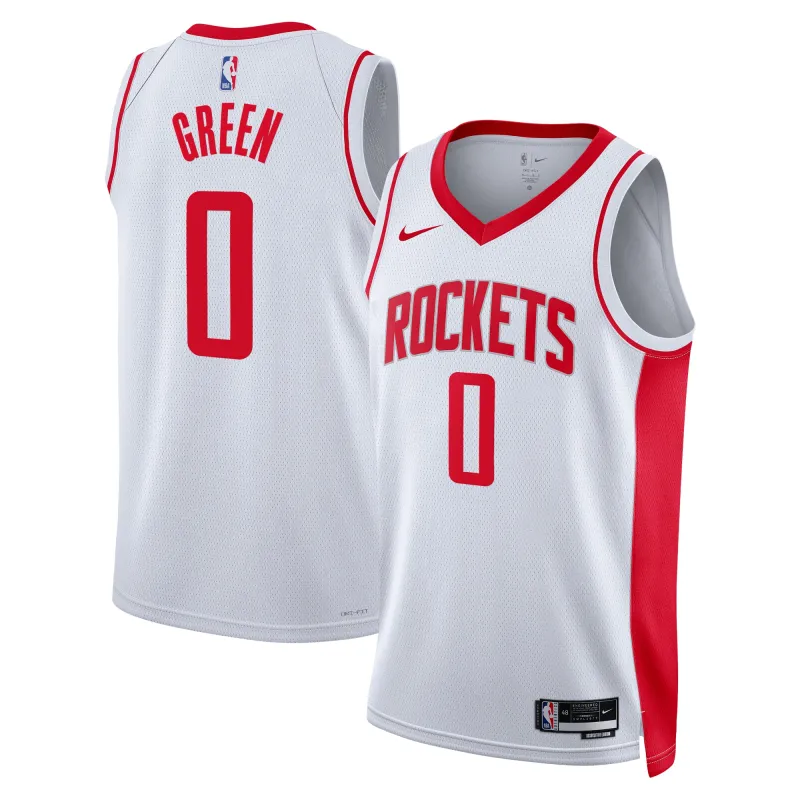 Houston Rockets Jalen Green White Swingman Jersey - Association Edition