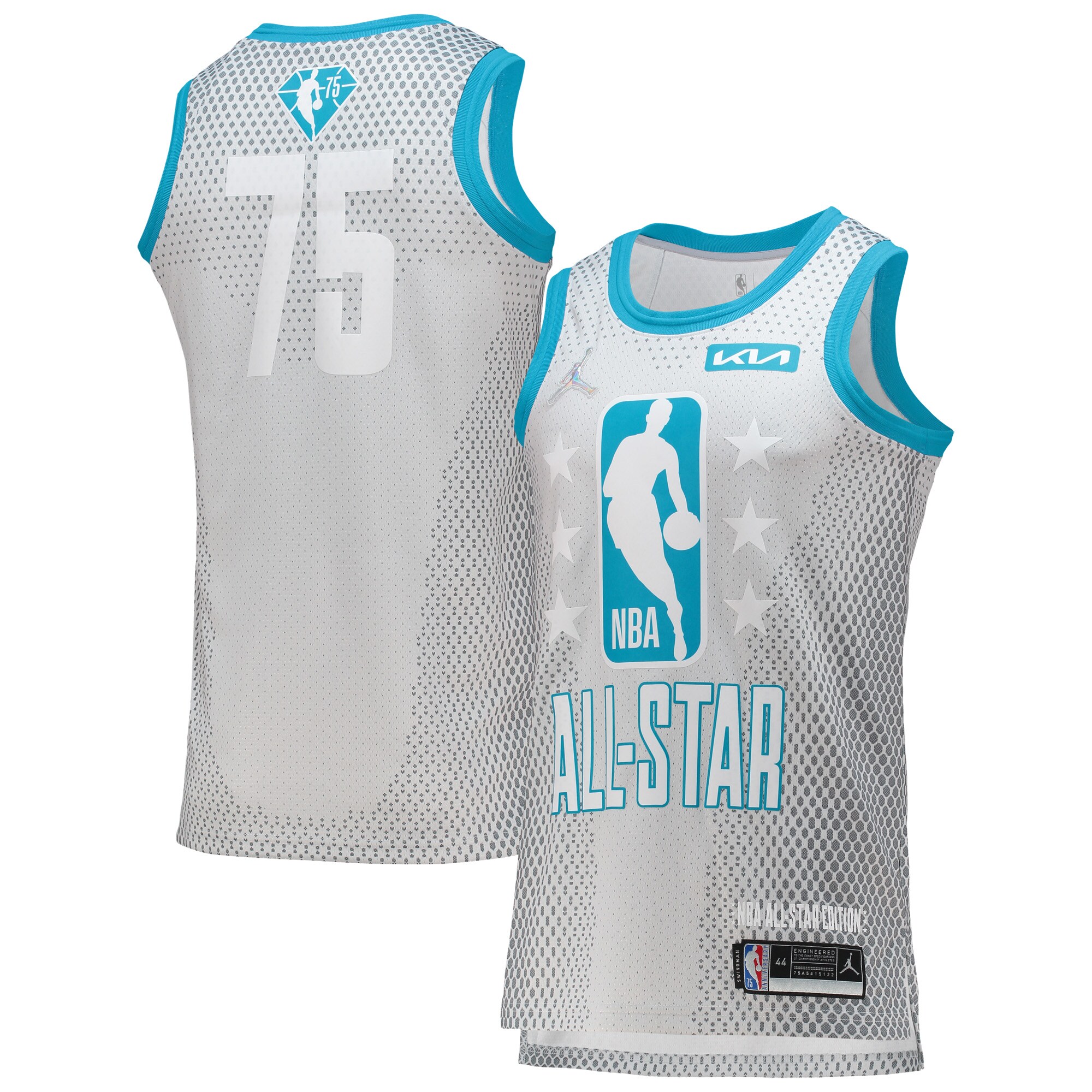 Men's White 2022 NBA All-Star Game 75th Anniversary Swingman Jersey