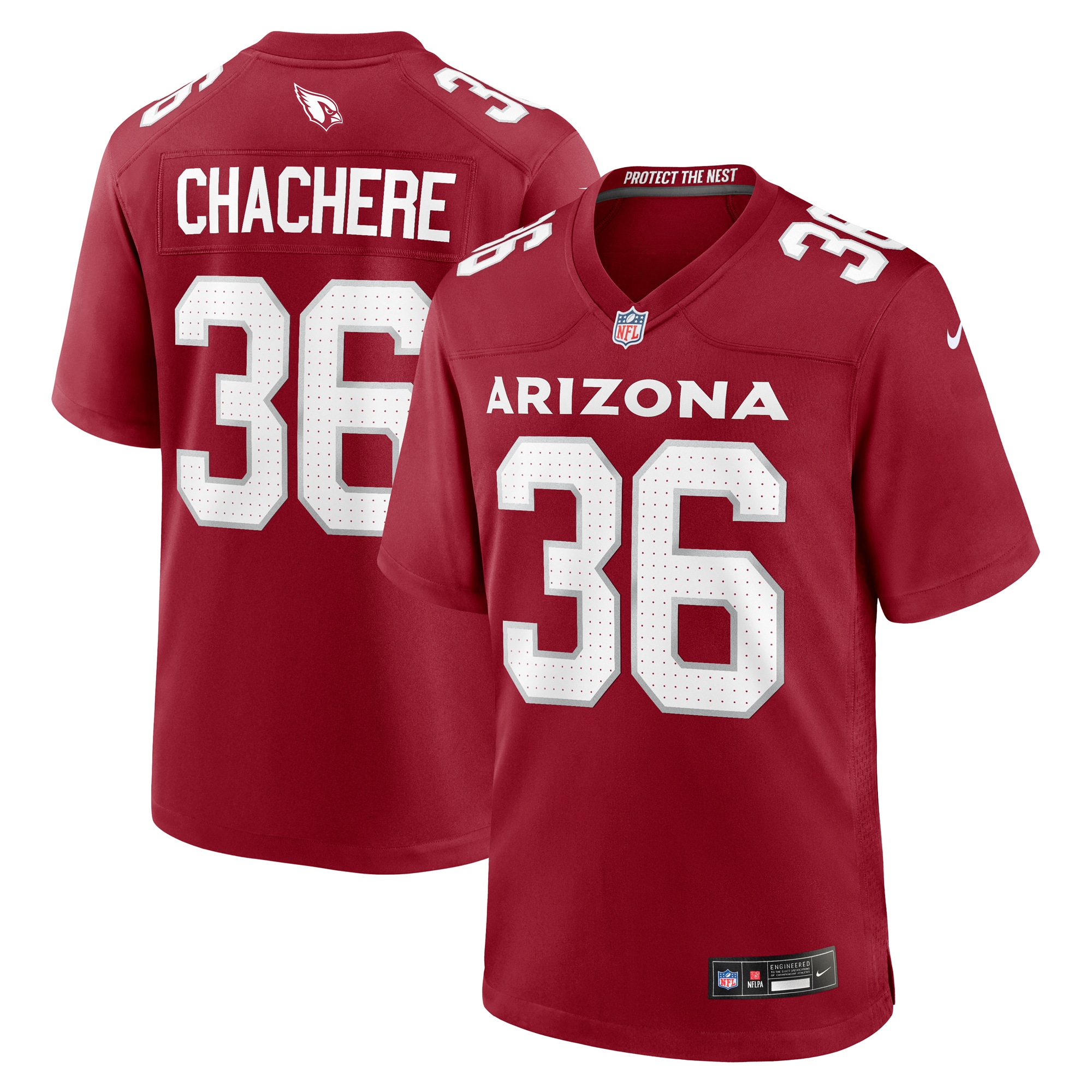 Men's Arizona Cardinals Andre Chachere  Cardinal Team Game Jersey