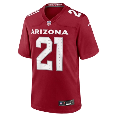Men's Arizona Cardinals Garrett Williams Cardinal Game Jersey 02
