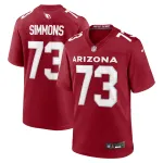 Men's Arizona Cardinals Lachavious Simmons  Cardinal Team Game Jersey
