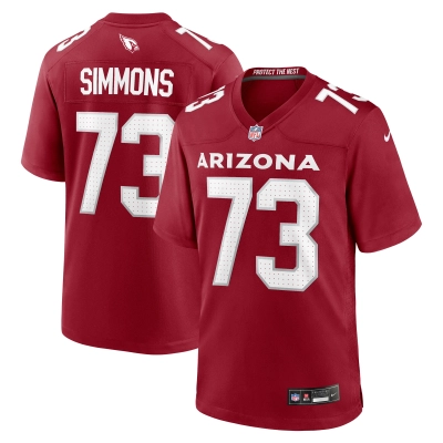 Men's Arizona Cardinals Lachavious Simmons  Cardinal Team Game Jersey 01