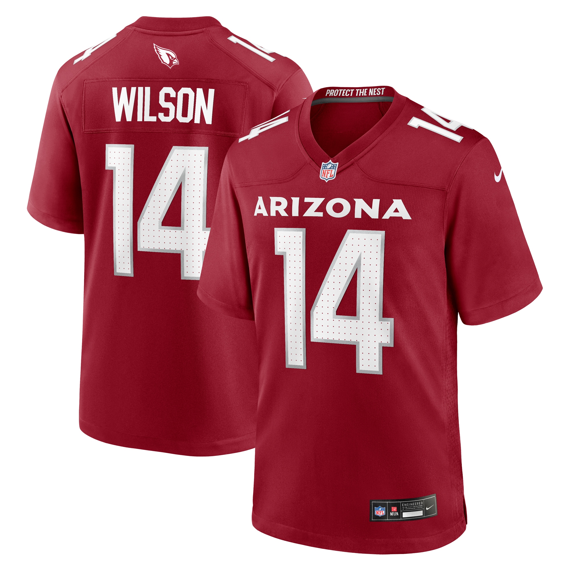Men's Arizona Cardinals Michael Wilson  Cardinal Team Game Jersey