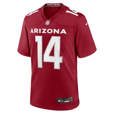 Men's Arizona Cardinals Michael Wilson  Cardinal Team Game Jersey 02
