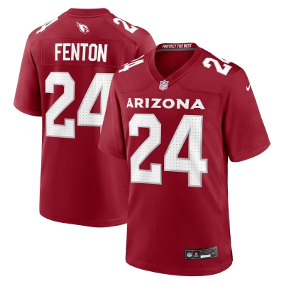 Men's Arizona Cardinals Rashad Fenton Cardinal Game Player Jersey 01
