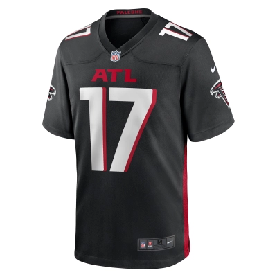Men's Atlanta Falcons Arnold Ebiketie Black Team Game Jersey 02