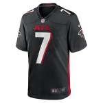 Men's Atlanta Falcons Bijan Robinson Black 2023 NFL Draft First Round Pick Game Jersey
