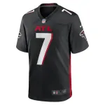 Men's Atlanta Falcons Bijan Robinson Black 2023 NFL Draft First Round Pick Game Jersey