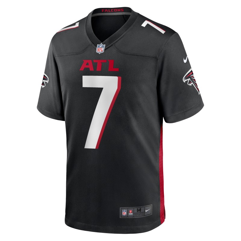 Men's Atlanta Falcons Bijan Robinson Black 2023 NFL Draft First Round Pick Game Jersey