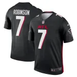 Men's Atlanta Falcons Bijan Robinson Black Legend Jersey