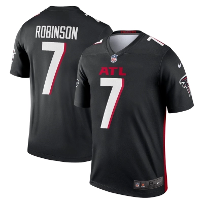 Men's Atlanta Falcons Bijan Robinson Black Legend Jersey 01