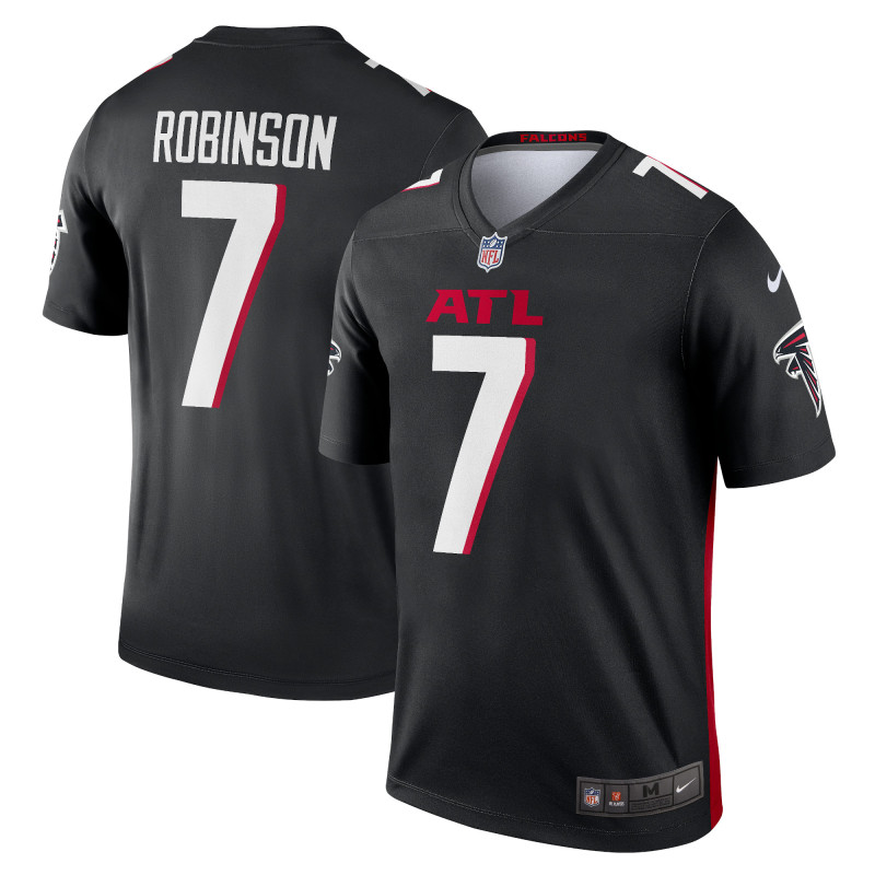 Men's Atlanta Falcons Bijan Robinson Black Legend Jersey