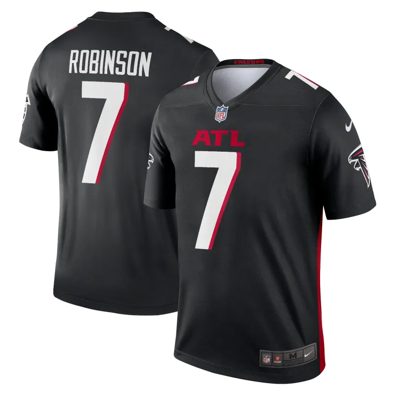 Men's Atlanta Falcons Bijan Robinson Black Legend Jersey