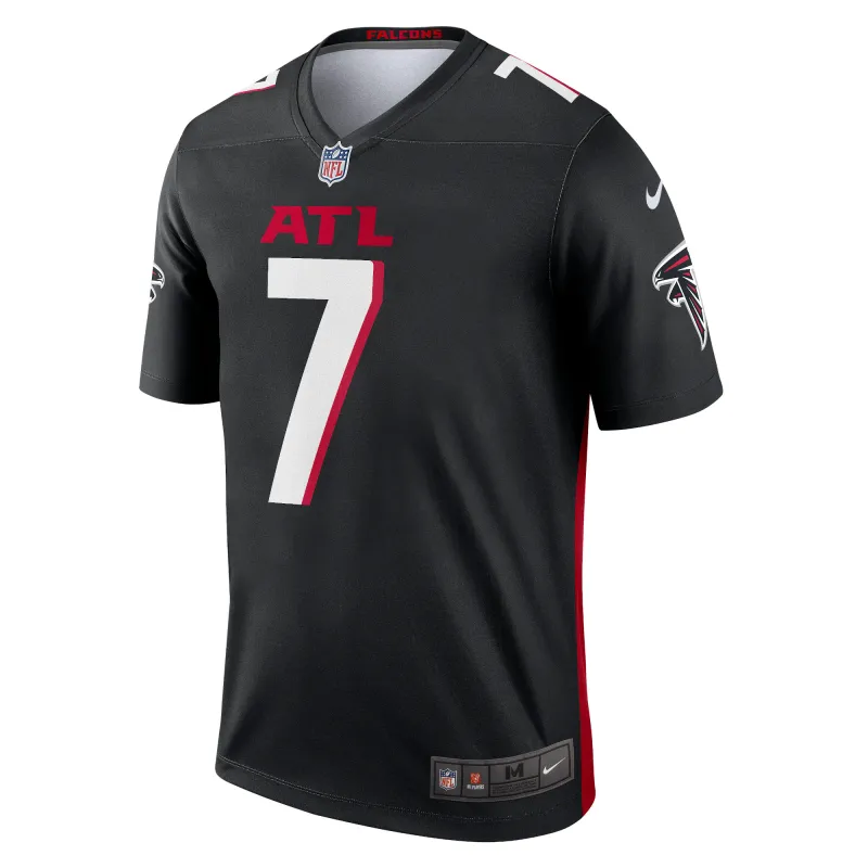 Men's Atlanta Falcons Bijan Robinson Black Legend Jersey