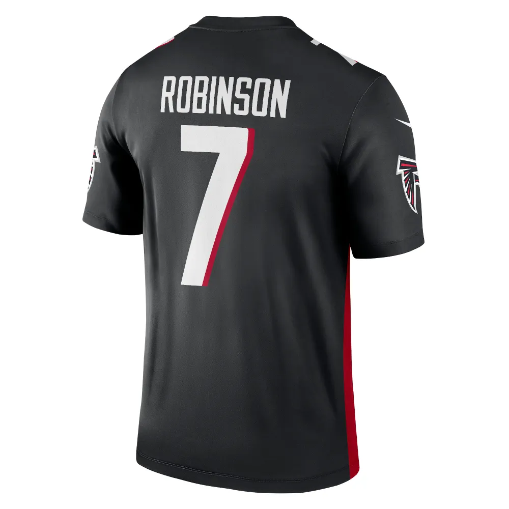 Men's Atlanta Falcons Bijan Robinson Black Legend Jersey