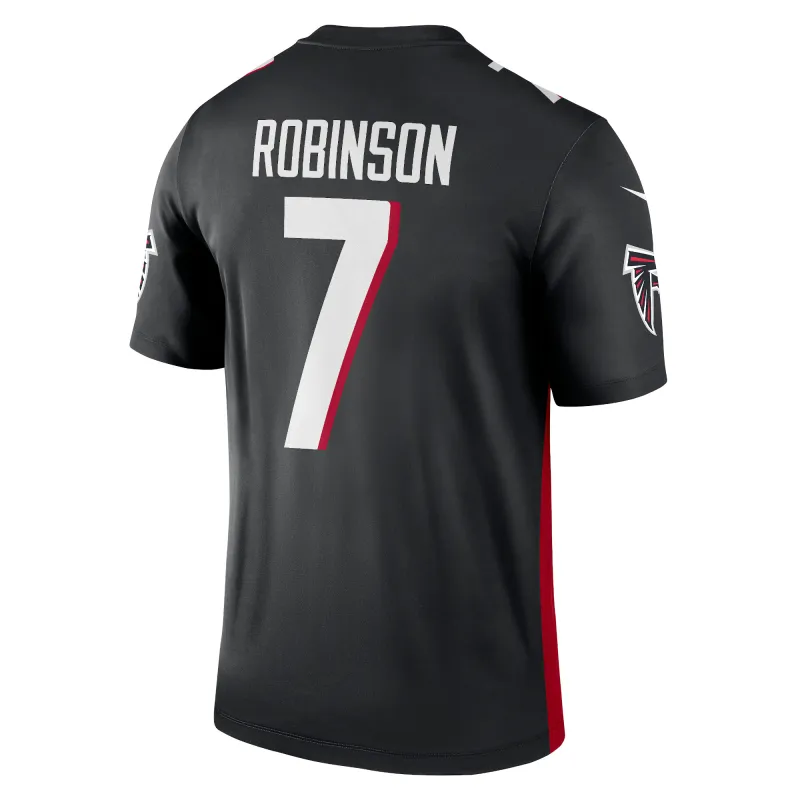 Men's Atlanta Falcons Bijan Robinson Black Legend Jersey