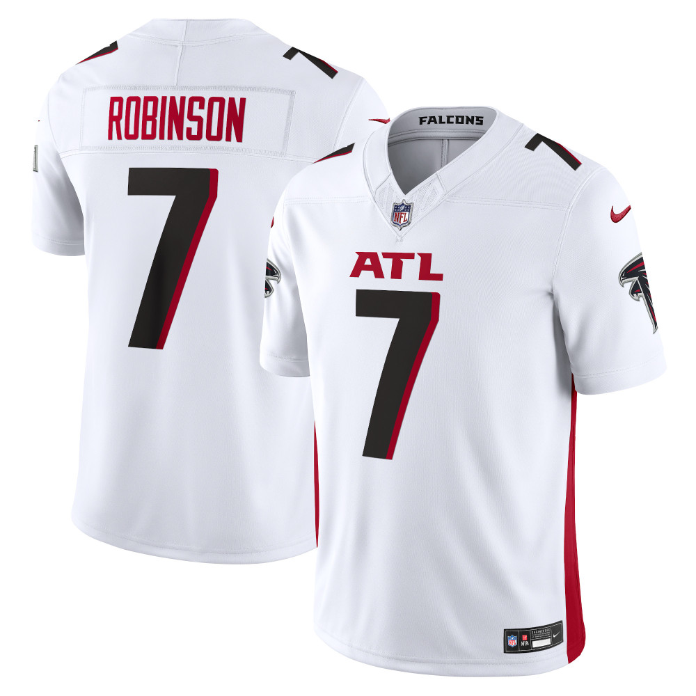 Men's Atlanta Falcons Bijan Robinson White Vapor F.U.S.E. Limited Jersey