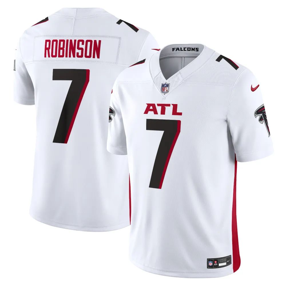 Men's Atlanta Falcons Bijan Robinson White Vapor F.U.S.E. Limited Jersey