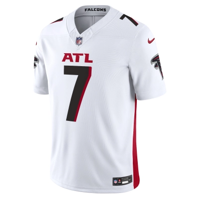 Men's Atlanta Falcons Bijan Robinson White Vapor F.U.S.E. Limited Jersey 02