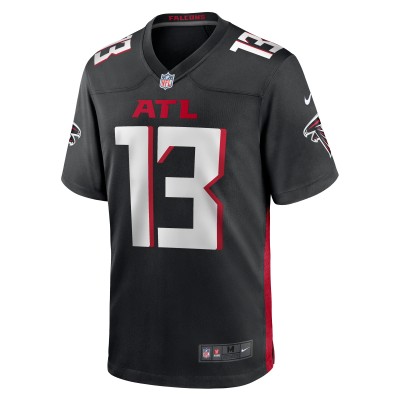 Men's Atlanta Falcons Bradley Pinion Black Game Player Jersey 02