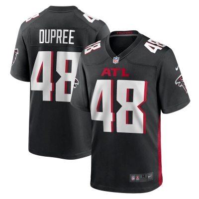 Men's Atlanta Falcons Bud Dupree Black Game Player Jersey 01