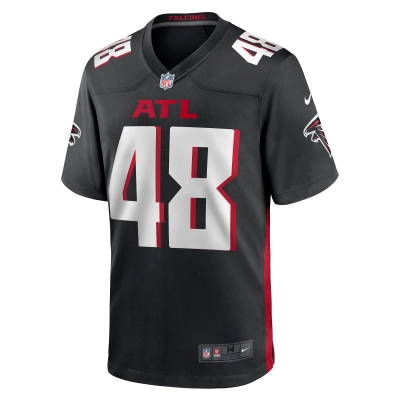 Men's Atlanta Falcons Bud Dupree Black Game Player Jersey 02