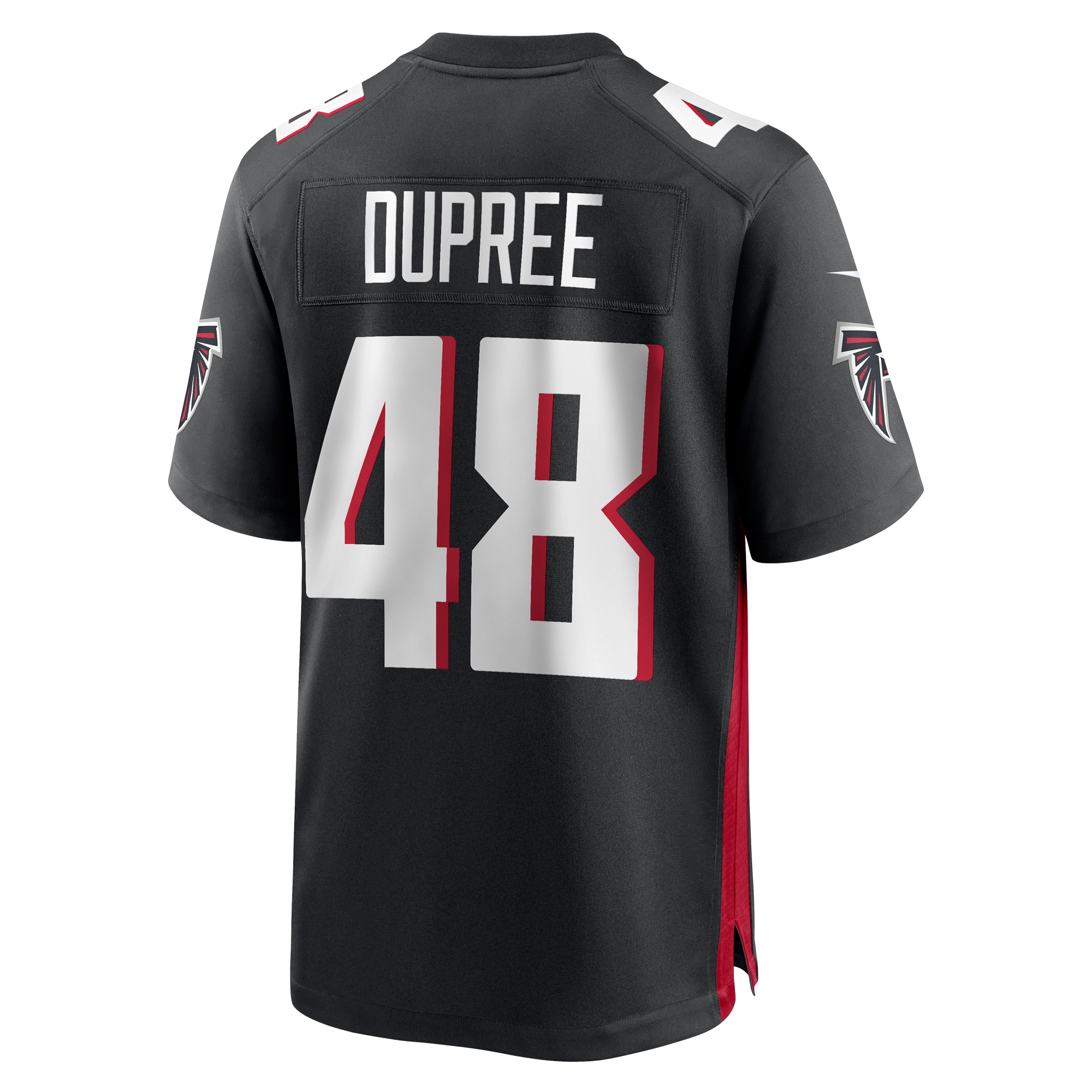Men's Atlanta Falcons Bud Dupree Black Game Player Jersey