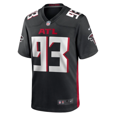 Men's Atlanta Falcons Calais Campbell Black Game Player Jersey 02