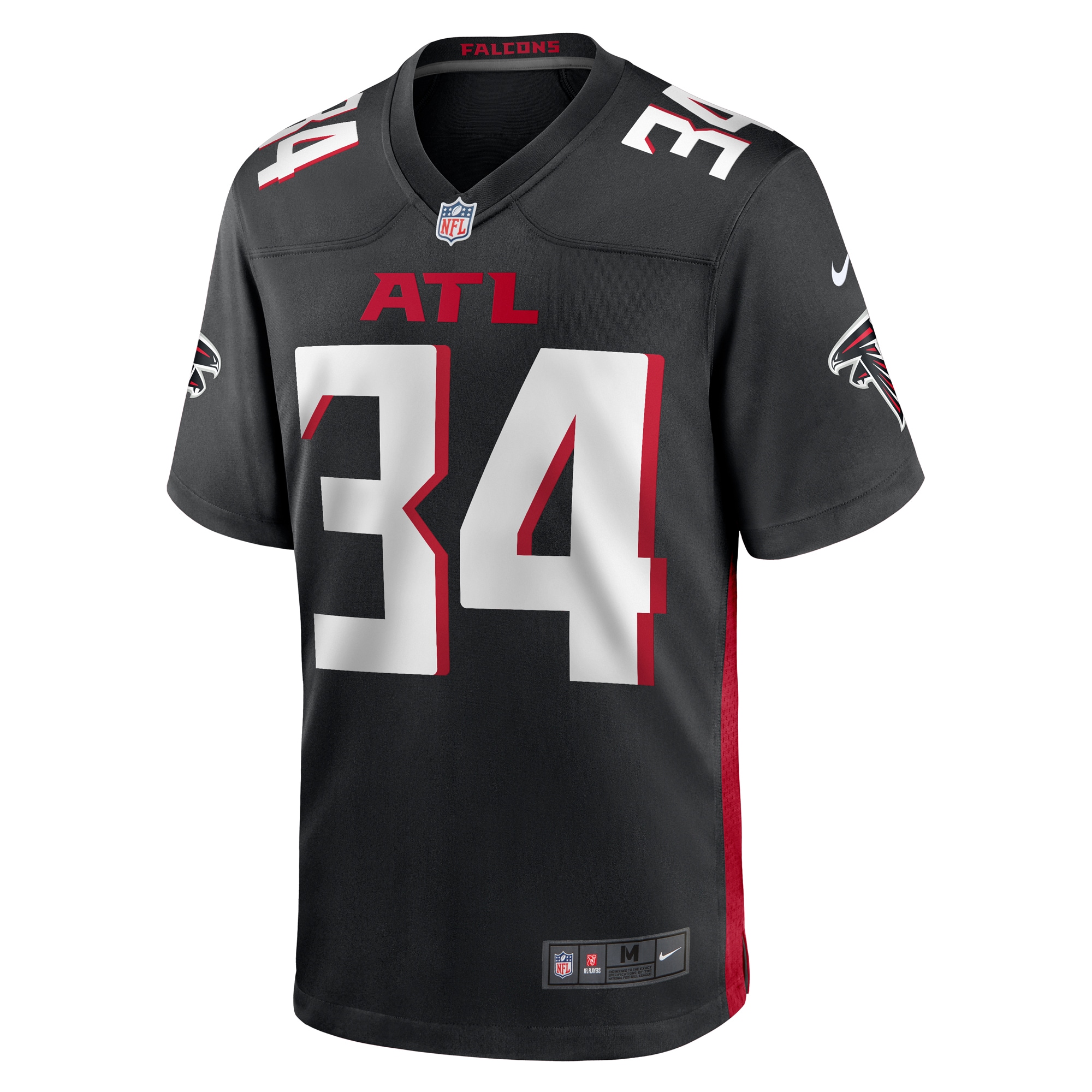 Men's Atlanta Falcons Clark Phillips III Black Team Game Jersey