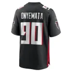 Men's Atlanta Falcons David Onyemata Black Game Player Jersey