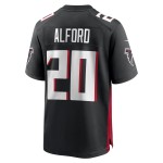 Men's Atlanta Falcons Dee Alford Black Team Game Jersey