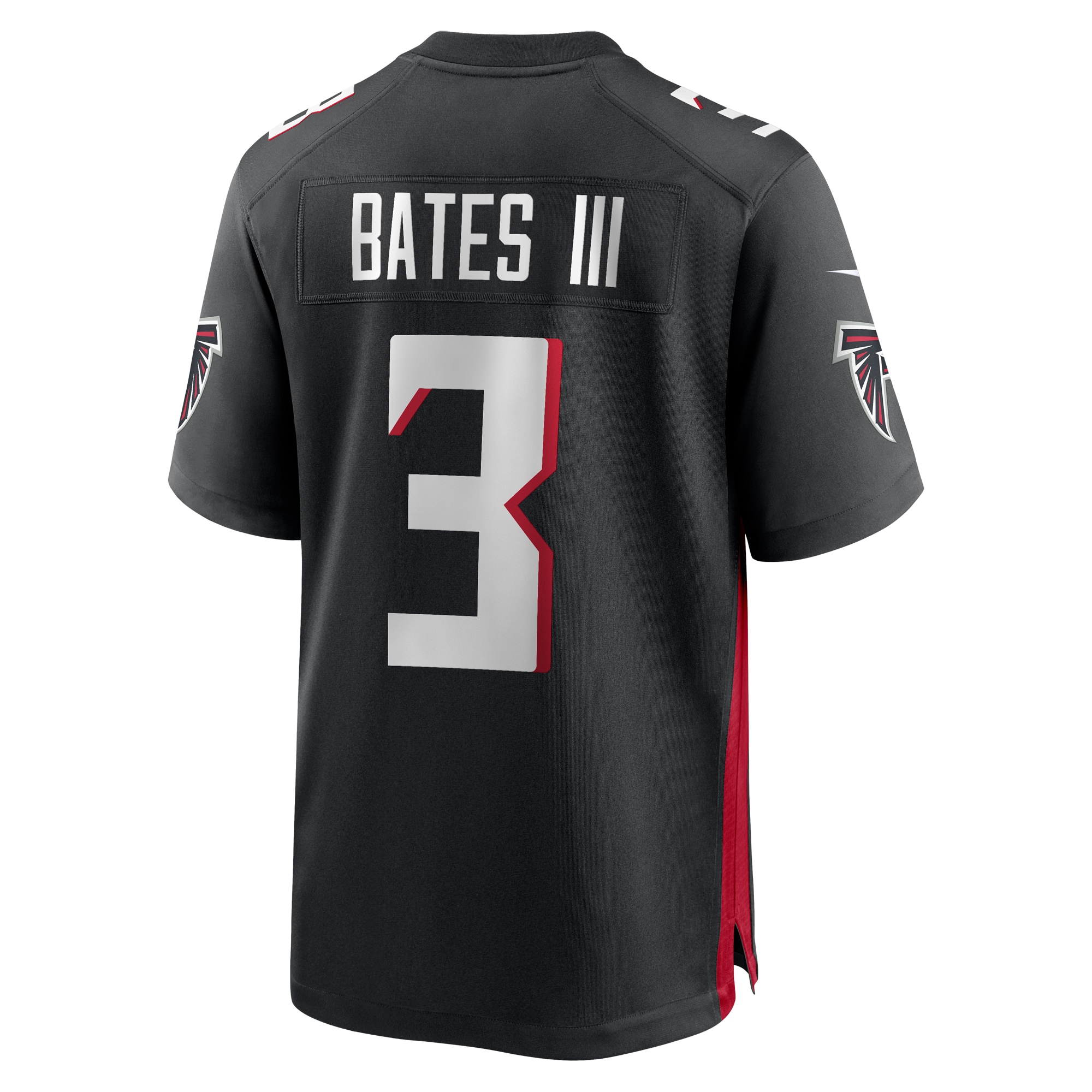 Men's Atlanta Falcons Jessie Bates III Black Game Player Jersey