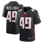 Men's Atlanta Falcons Liam McCullough Black Team Game Jersey