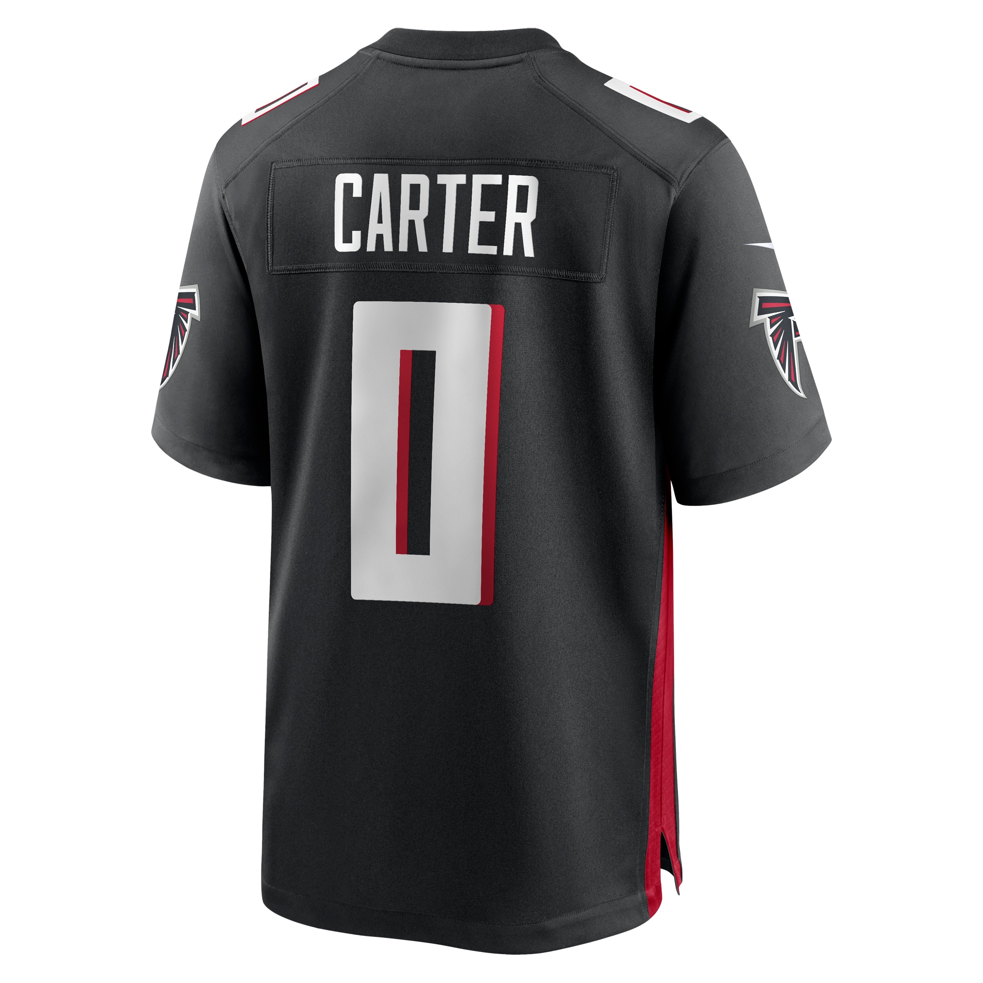 Men's Atlanta Falcons Lorenzo Carter Black Game Player Jersey