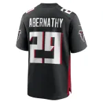 Men's Atlanta Falcons Micah Abernathy Black Team Game Jersey