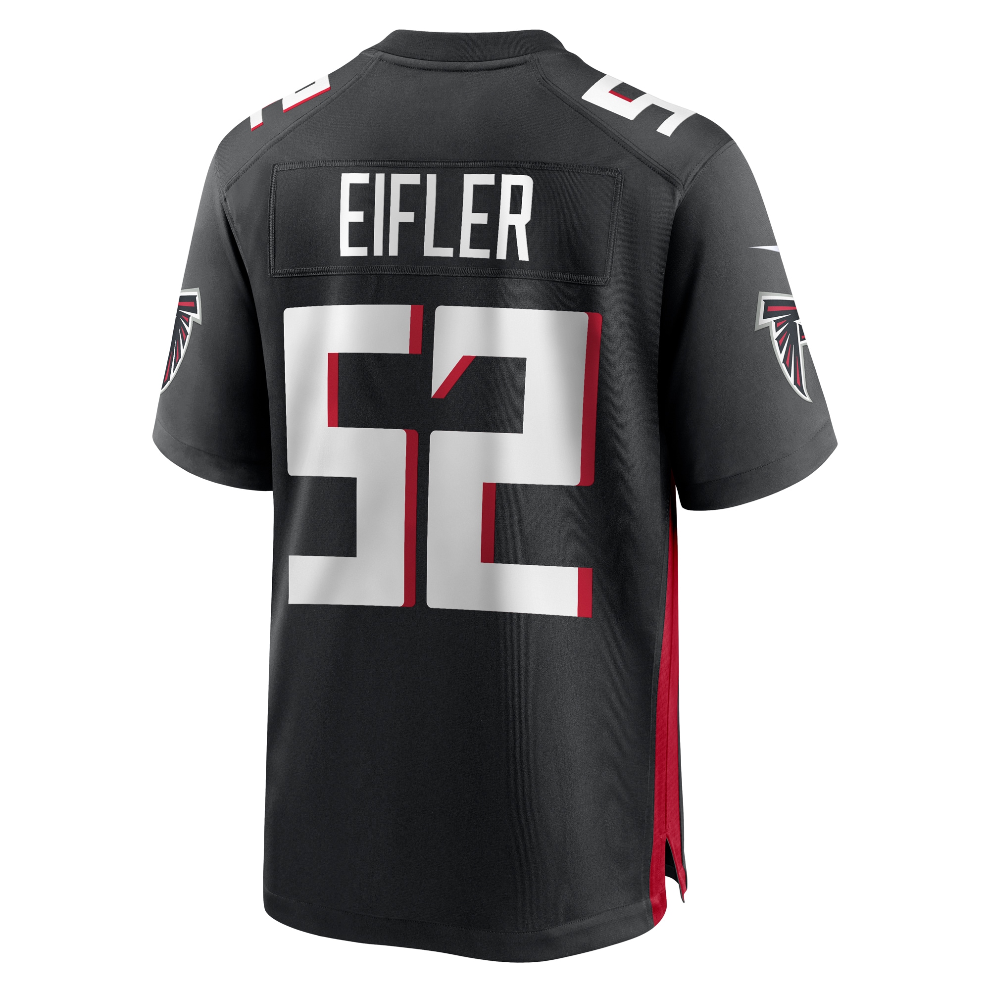 Men's Atlanta Falcons Milo Eifler Black Game Jersey