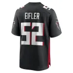 Men's Atlanta Falcons Milo Eifler Black Game Jersey
