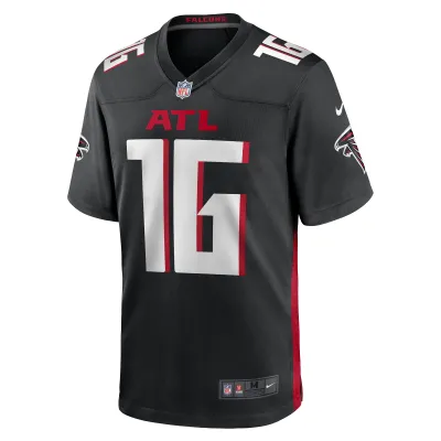 Men's Atlanta Falcons Scotty Miller Black Game Player Jersey 02