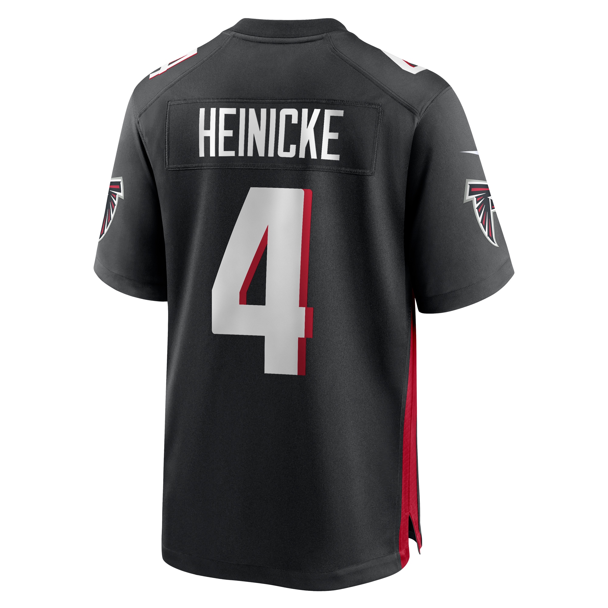 Men's Atlanta Falcons Taylor Heinicke Black Game Player Jersey