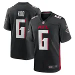 Men's Atlanta Falcons Younghoe Koo Black Team Game Jersey
