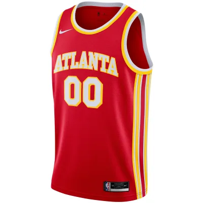 Men's Atlanta Hawks Red 2020/21 Swingman Custom Jersey - Icon Edition 02